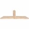 Ekena Millwork Portland Smooth Timber Gable Bracket, Douglas Fir, 36"W x 15"H x 1 1/2"D x 3 1/2"F, 10/12 Pitch GBW036X15X0204POR00SDF - alternate 3